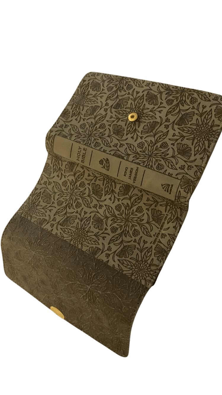 The KJV Compact Bible [Olive Petals] | 2FruitBearers