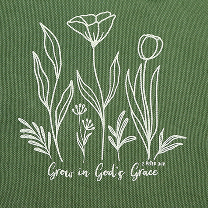 grace & truth Tote Bag Grow In God's Grace