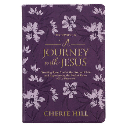 A Journey with Jesus Purple Faux Leather Devotional | 2FruitBearers