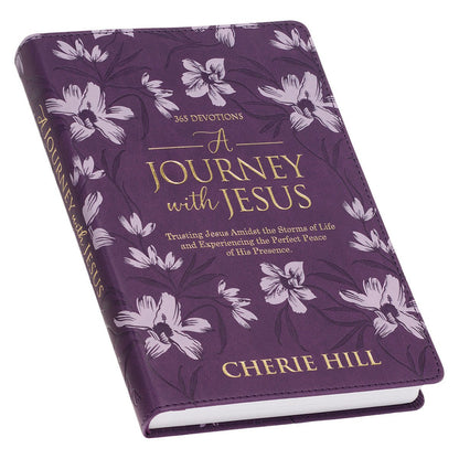 A Journey with Jesus Purple Faux Leather Devotional | 2FruitBearers