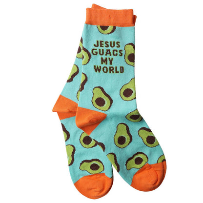 Bless My Sole Socks Jesus Guacs My World | Women’s Socks | 2