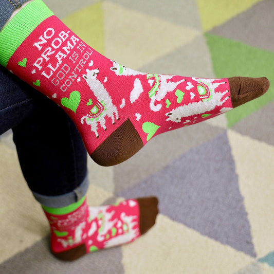 Bless My Sole Socks Llama | Women’s Socks | 1