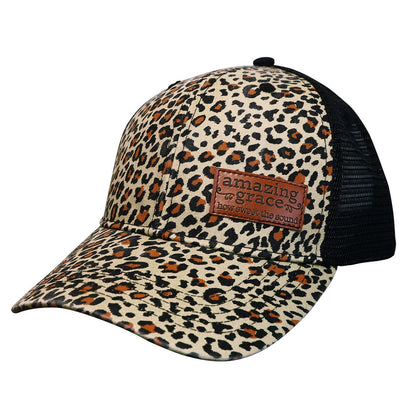 Cherished Girl Womens Cap Amazing Grace Leopard | Women's Caps | 2