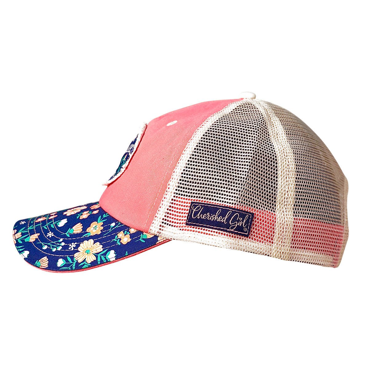 Cherished Girl Womens Cap God Blessed Floral | Women's Caps | 3