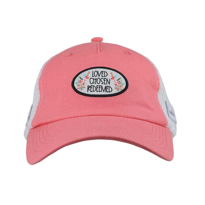 Cherished Girl Womens Cap Loved Chosen Redeemed | Women's Caps | 4