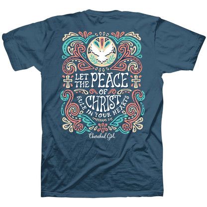 Cherished Girl Womens T-Shirt Peace Of Christ | Women's T-Shirts | 2