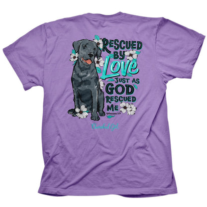 Cherished Girl Womens T-Shirt Rescued | Women's T-Shirts | 1