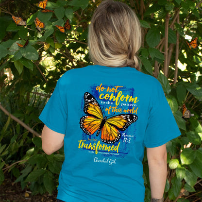 Cherished Girl Womens T-Shirt Transformed Butterfly | Women's T-Shirts | 1