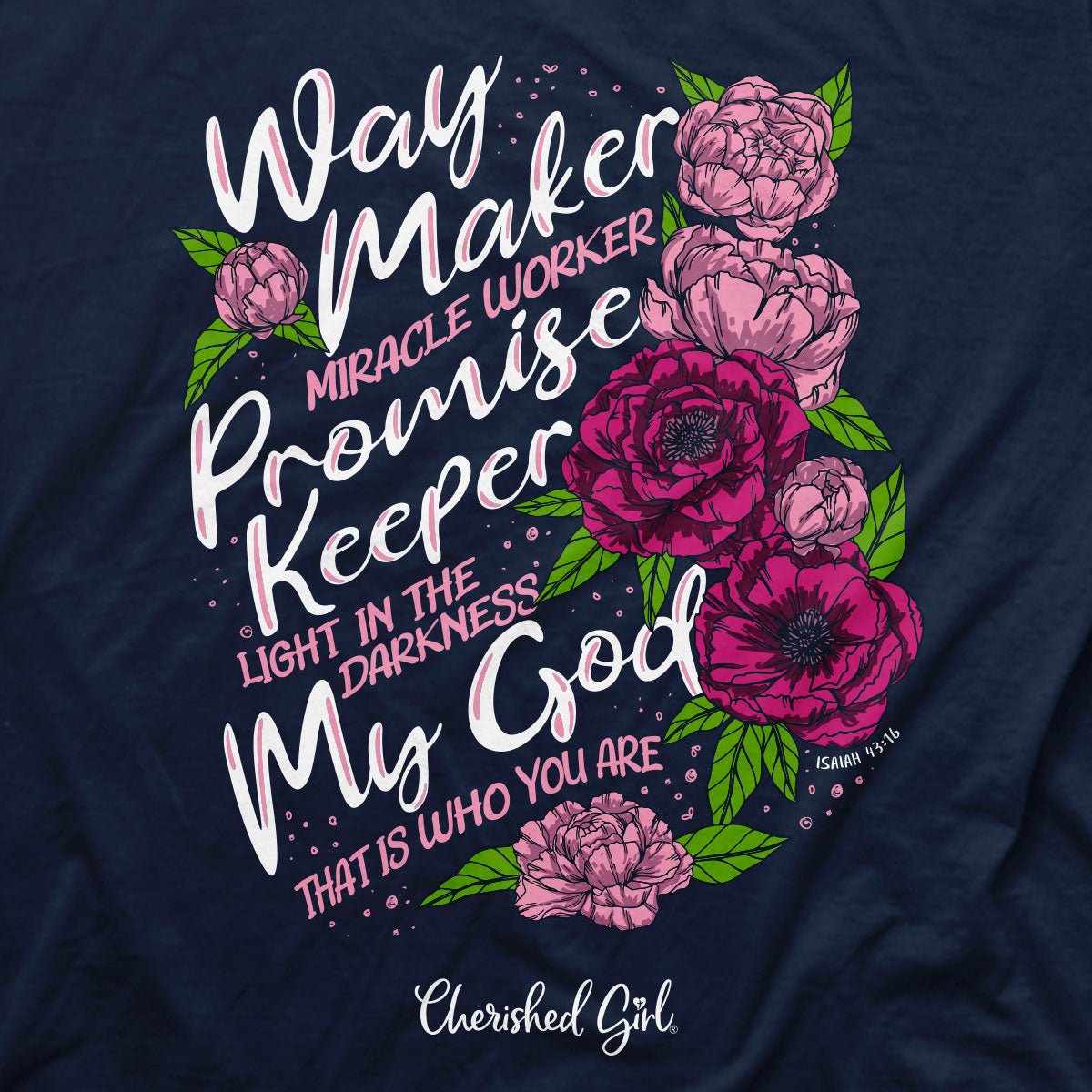 Cherished Girl Womens T-Shirt Way Maker | Women's T-Shirts | 3