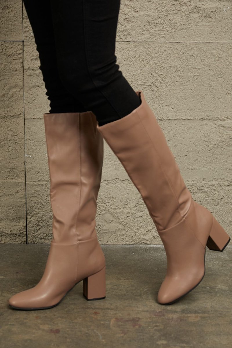 East Lion Corp Block Heel Knee High Boots | Boots | 4