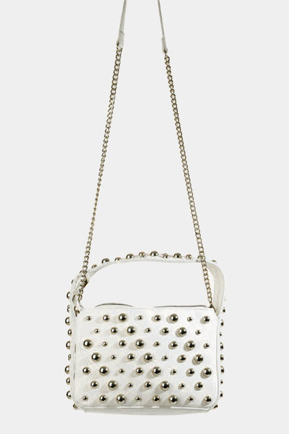 Fame Ball Studded Square Handbag | Handbags | 3