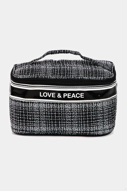 Fame Love & Peace Striped Handle Bag | Handbags | 7