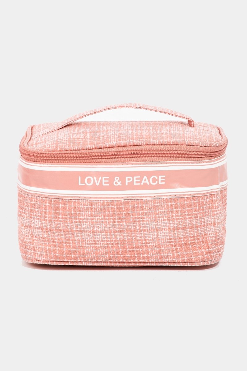 Fame Love & Peace Striped Handle Bag | Handbags | 8