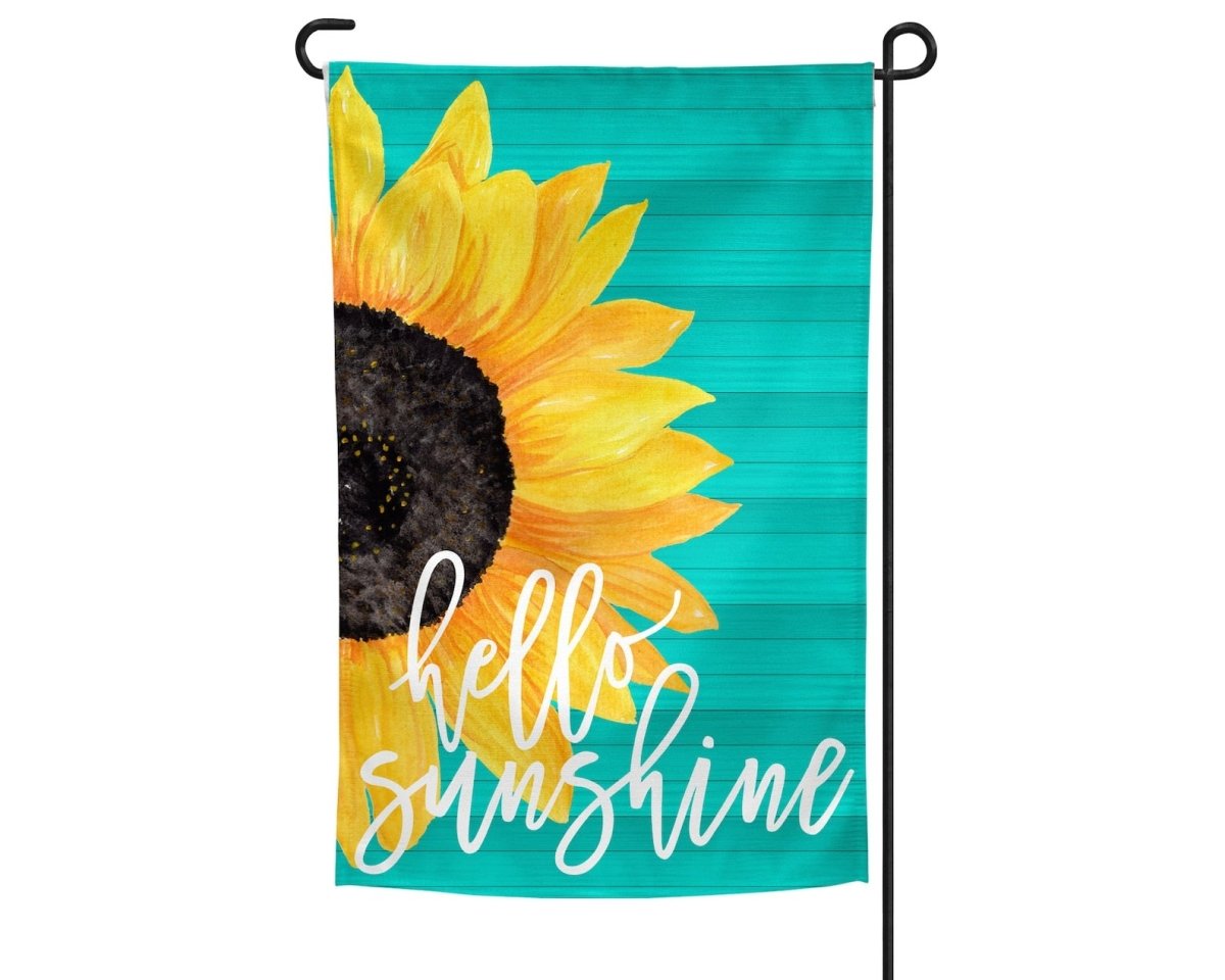 Garden Flag - Hello Sunshine Green | Yard Flags | 2