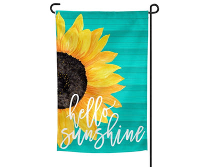 Garden Flag - Hello Sunshine Green | Yard Flags | 2