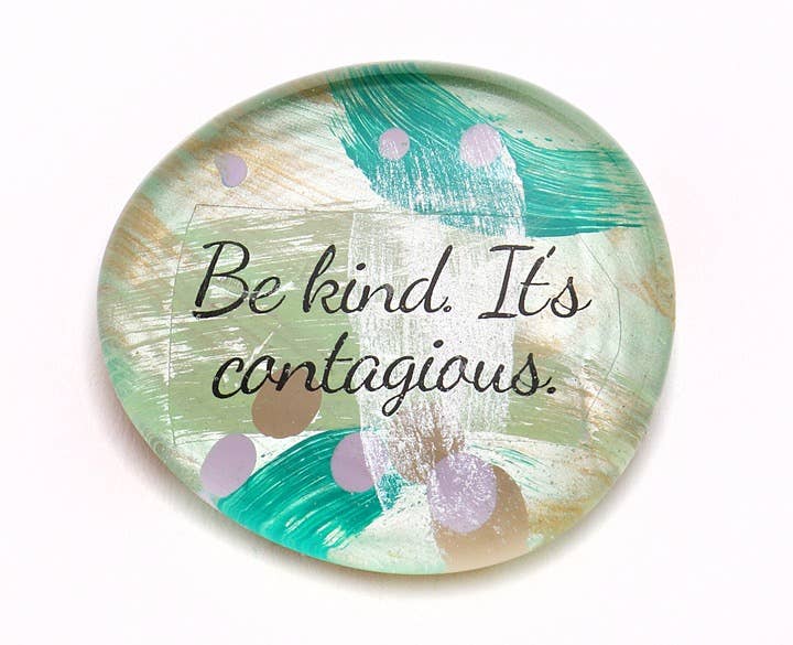 Gather Stones - Be Kind. It's Contagious | 2FruitBearers
