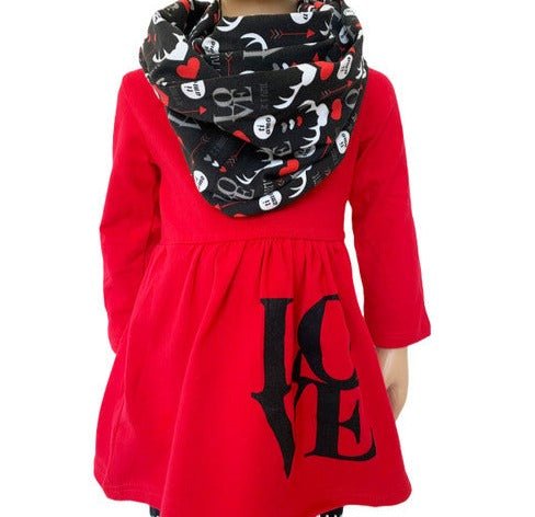 Girls Holiday Reindeer Hearts 3 - Piece Outfit | Girls' Dress Sets | 2