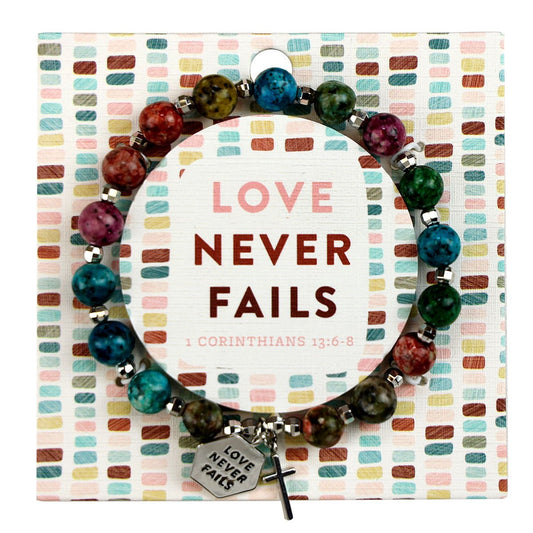 grace & truth Love Never Fails Keepsake Bracelet | Wristbands | 1