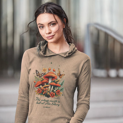 grace & truth Womens Hooded T-Shirt Mushrooms | Women's T-Shirts | 1