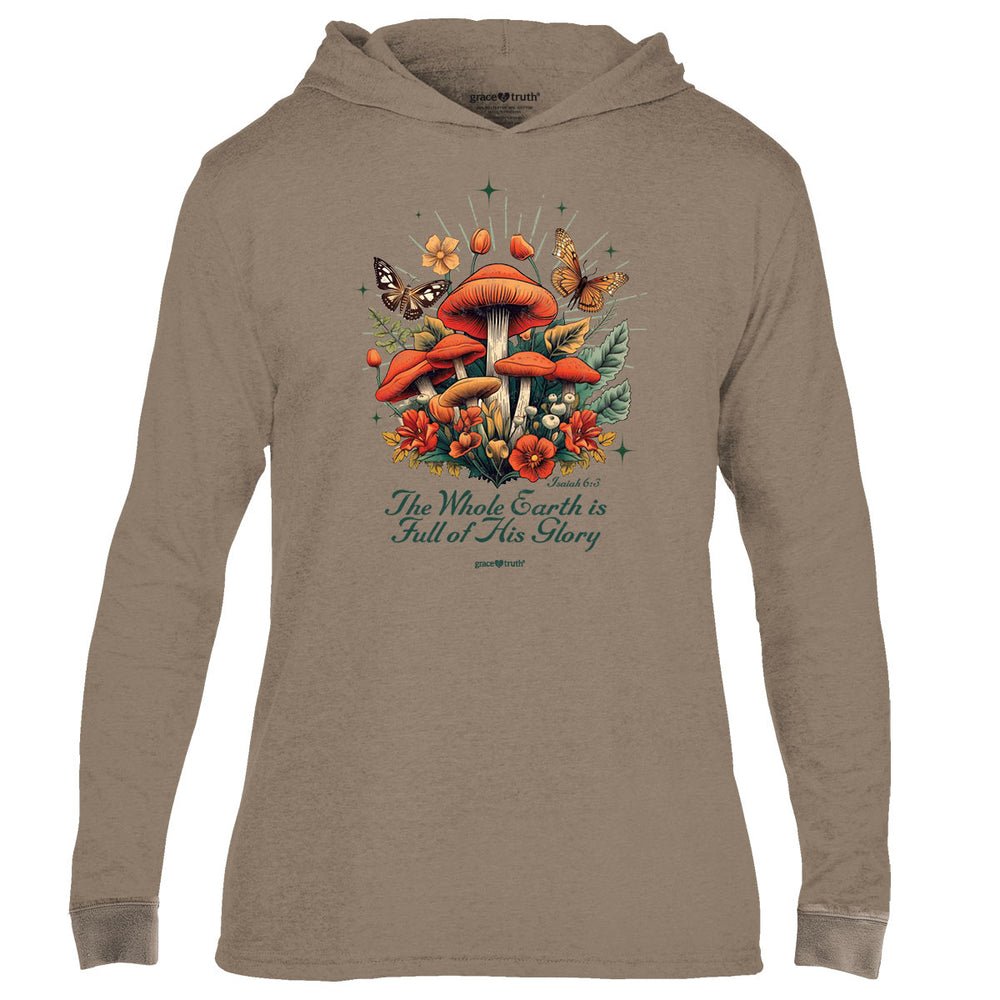 grace & truth Womens Hooded T-Shirt Mushrooms | Women's T-Shirts | 3