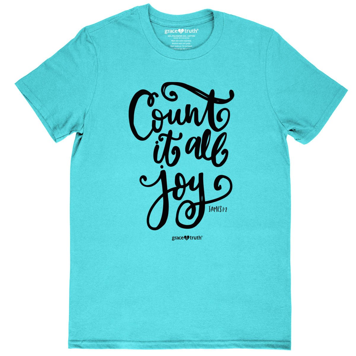 grace & truth Womens T-Shirt Count It All Joy | Women's T-Shirts | 2