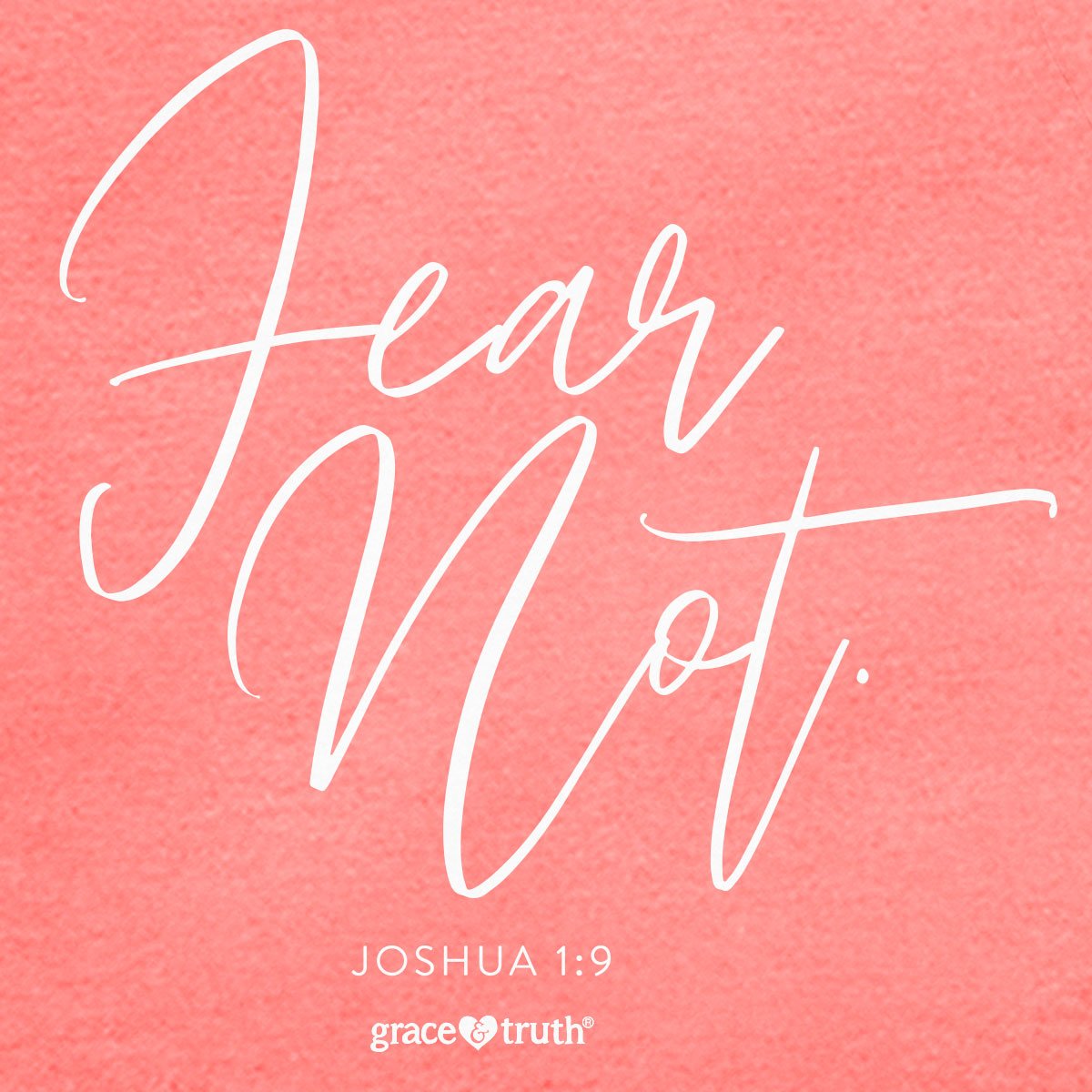 grace & truth Womens T-Shirt Fear Not Script | Women's T-Shirts | 3