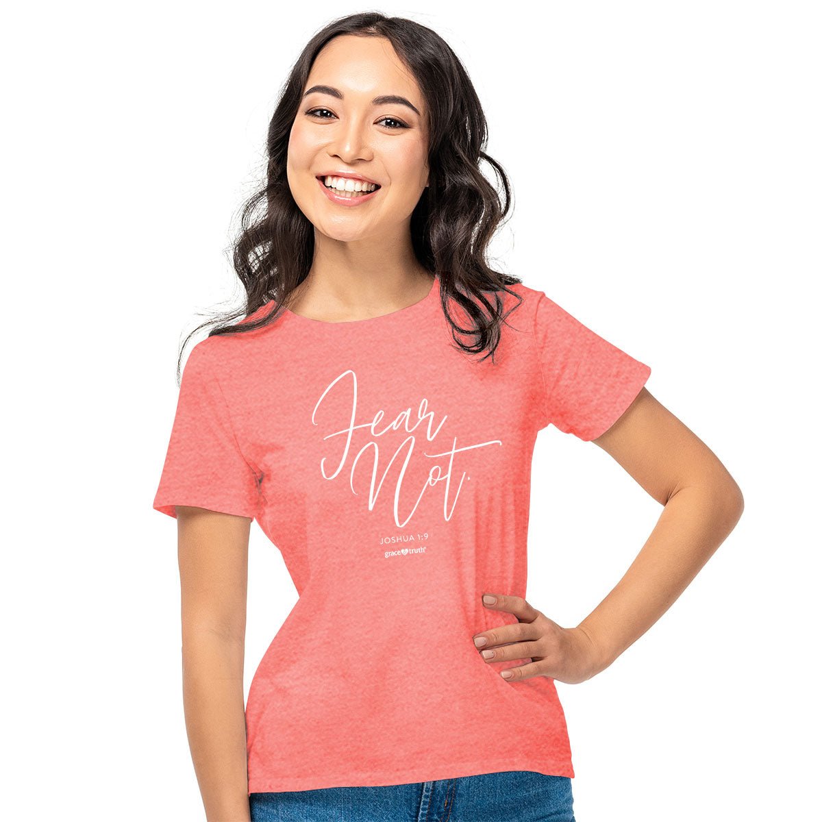 grace & truth Womens T-Shirt Fear Not Script | Women's T-Shirts | 1