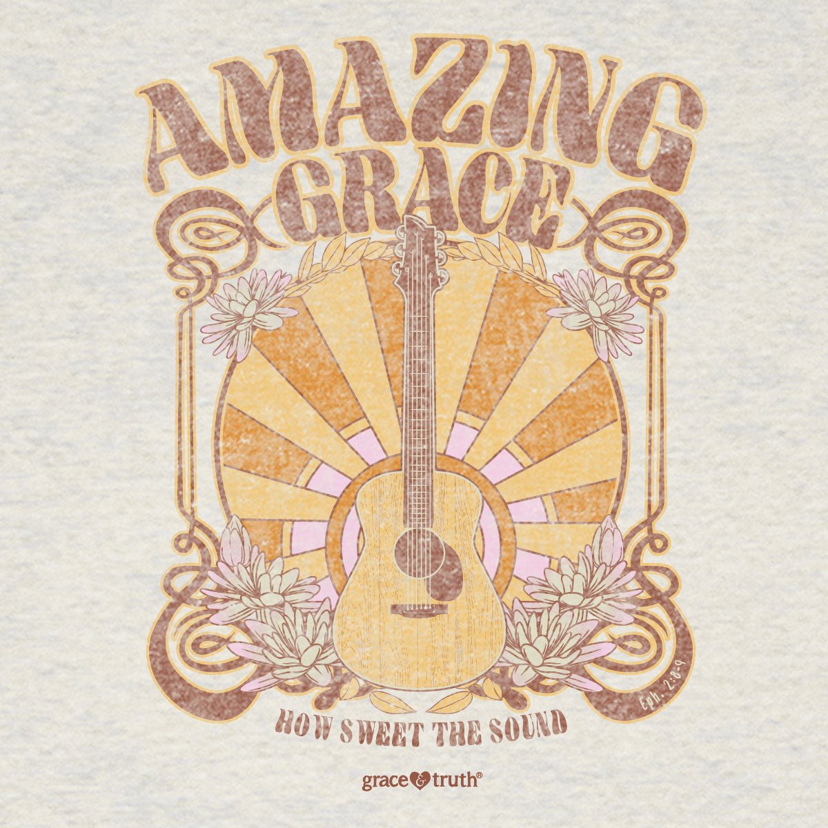 grace & truth Womens T-Shirt Grace Guitar | Women's T-Shirts | 3