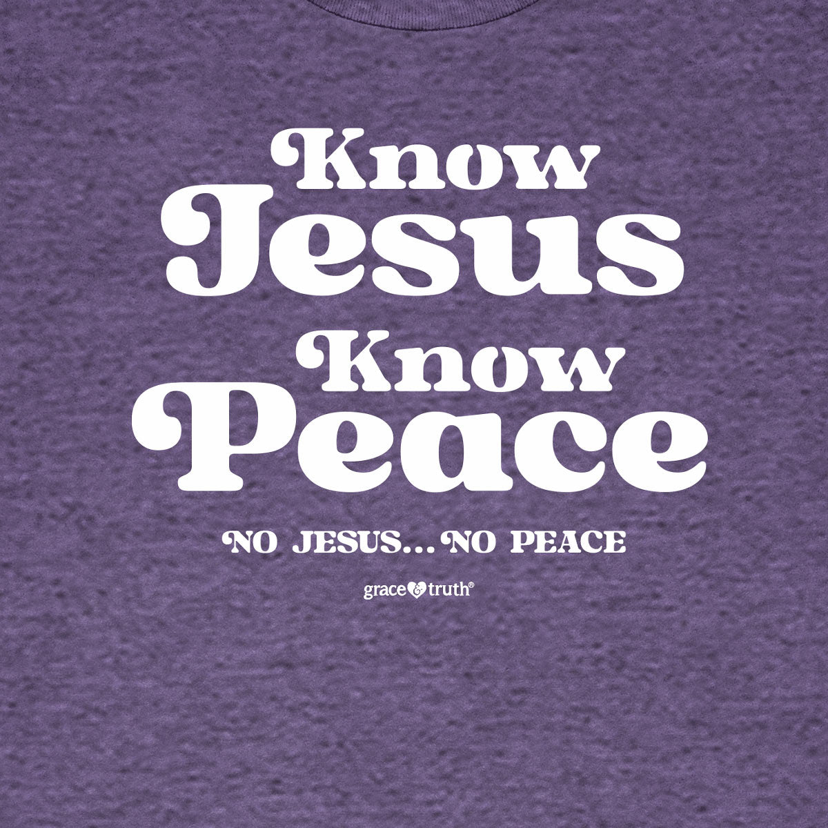 grace & truth Womens T-Shirt Know Jesus | Women's T-Shirts | 3