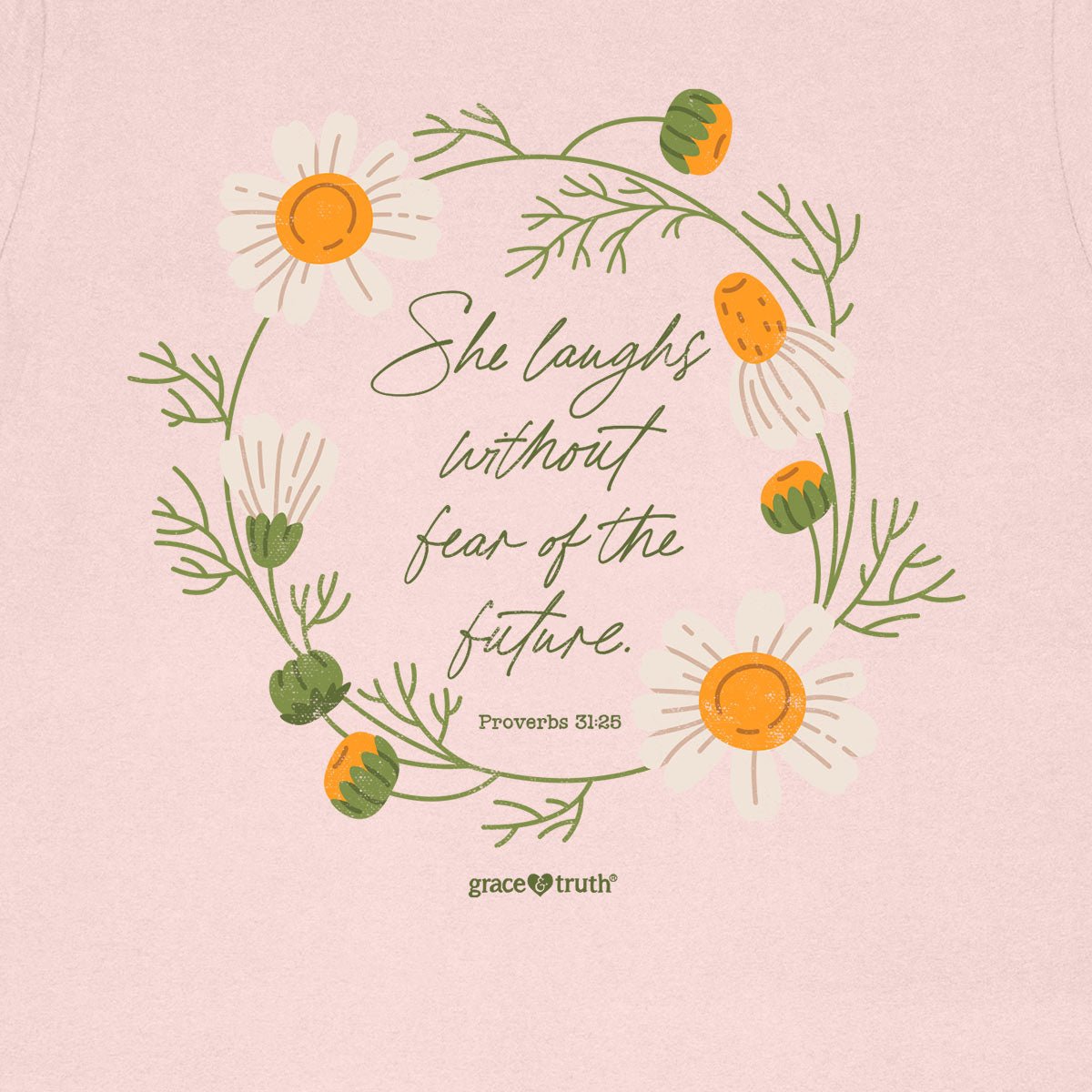 grace & truth Womens T-Shirt Laugh Daisies | Women's T-Shirts | 3