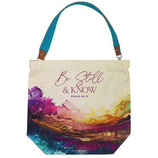 grace & truth Womens Tote Bag Be Still | 2FruitBearers