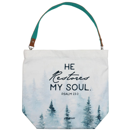 grace & truth Womens Tote Bag He Restores | 2FruitBearers