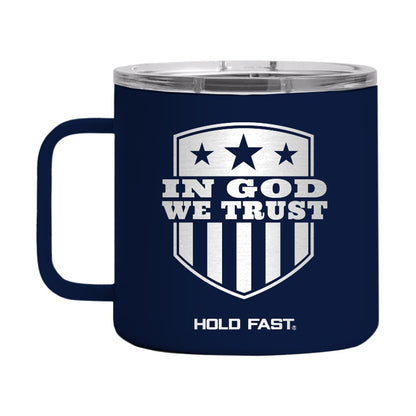 HOLD FAST 14 oz Stainless Steel Mug With Handle IGWT | Stainless Steel Mugs | 1