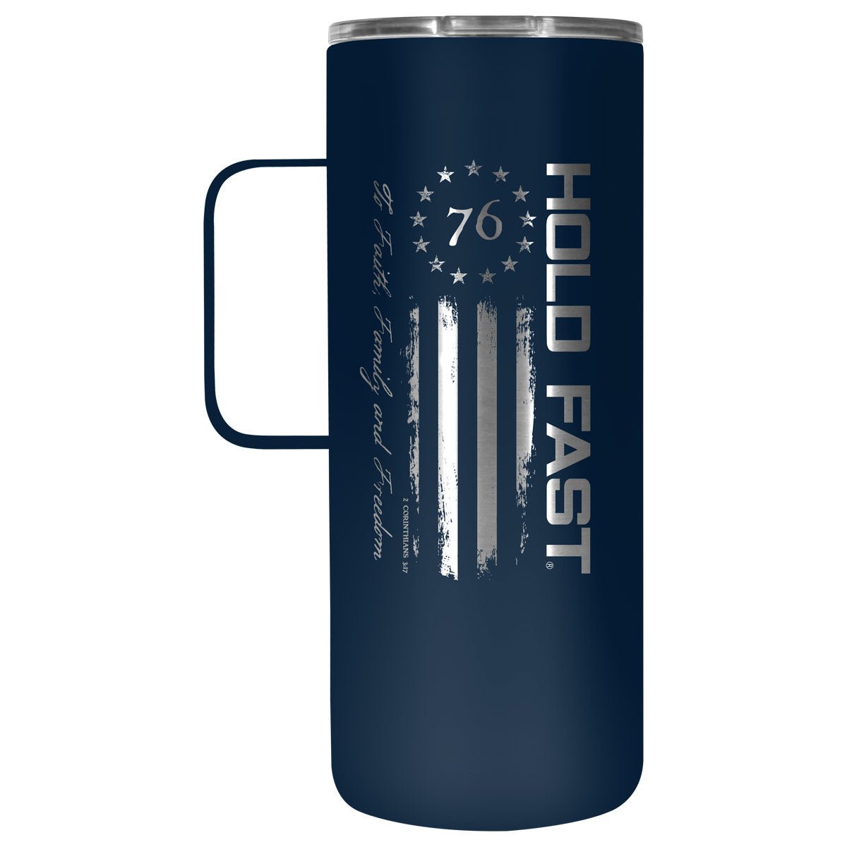 HOLD FAST 22 oz Stainless Steel Mug With Handle 76 | Mugs | 1