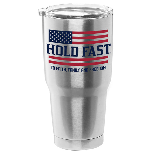 HOLD FAST 30 oz Stainless Steel Tumbler Flag | 2FruitBearers
