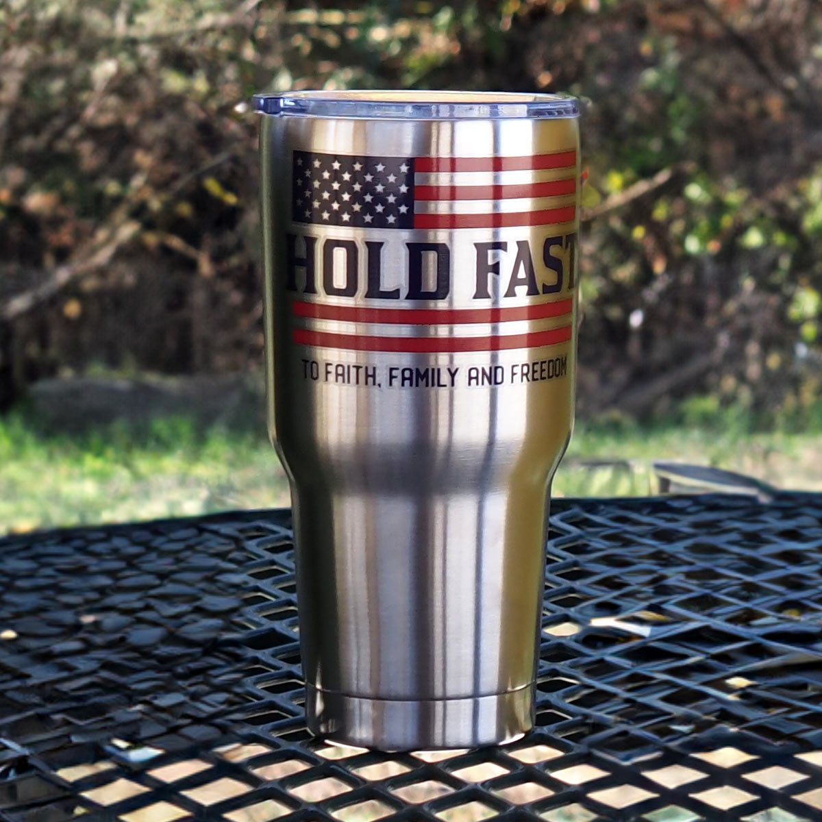 HOLD FAST 30 oz Stainless Steel Tumbler Flag | Mugs | 1