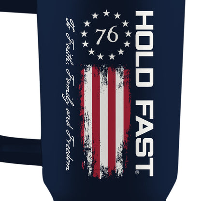 HOLD FAST 40 oz Stainless Steel Mug With Straw 76 Flag | Mugs | 3