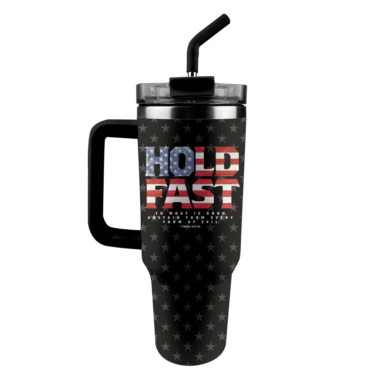 HOLD FAST 40 oz Stainless Steel Mug With Straw Hold Fast Fill | Stainless Steel Mugs | 1