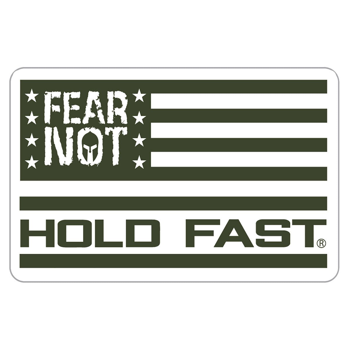 HOLD FAST Fear Not Military Sticker | Stickers | 1