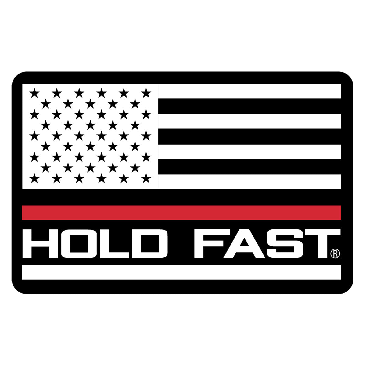 HOLD FAST Fireman Flag Sticker | Stickers | 1