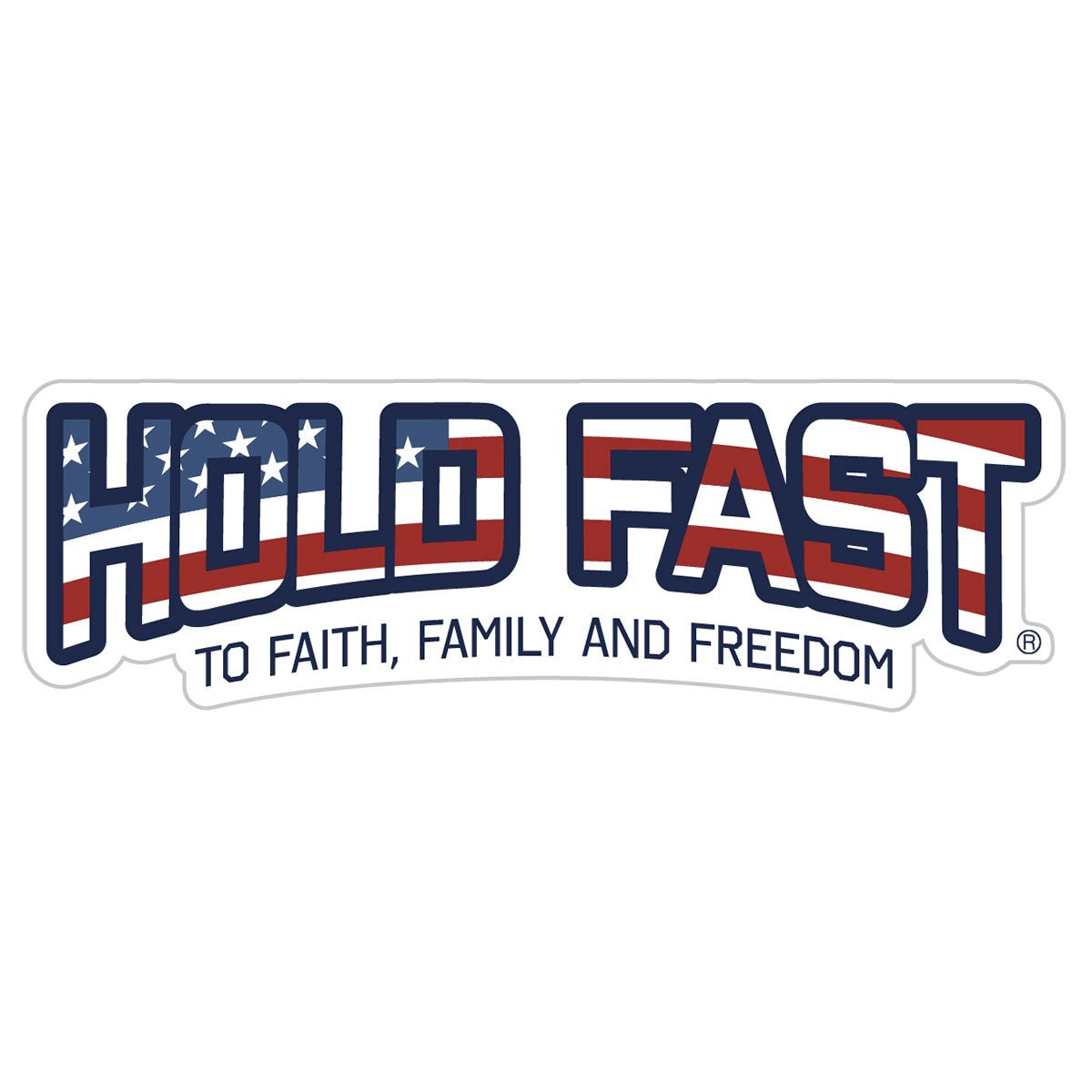 HOLD FAST Flag Fill Sticker | Stickers | 1