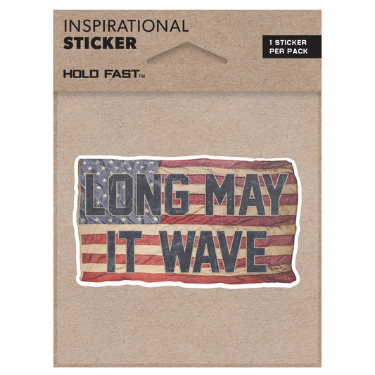 HOLD FAST Long May it Wave Sticker | Stickers | 1