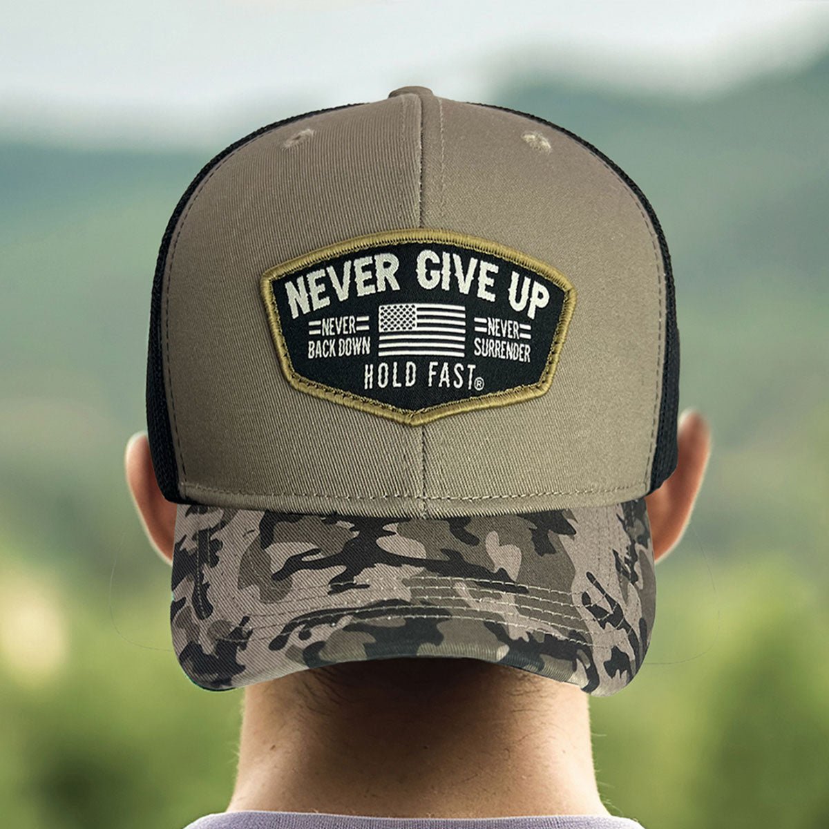 HOLD FAST Mens Cap Never Give Up | Men's Caps | 7