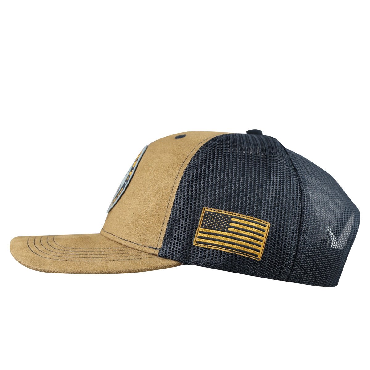 HOLD FAST Mens Cap Suede With Badge | Men's Caps | 4