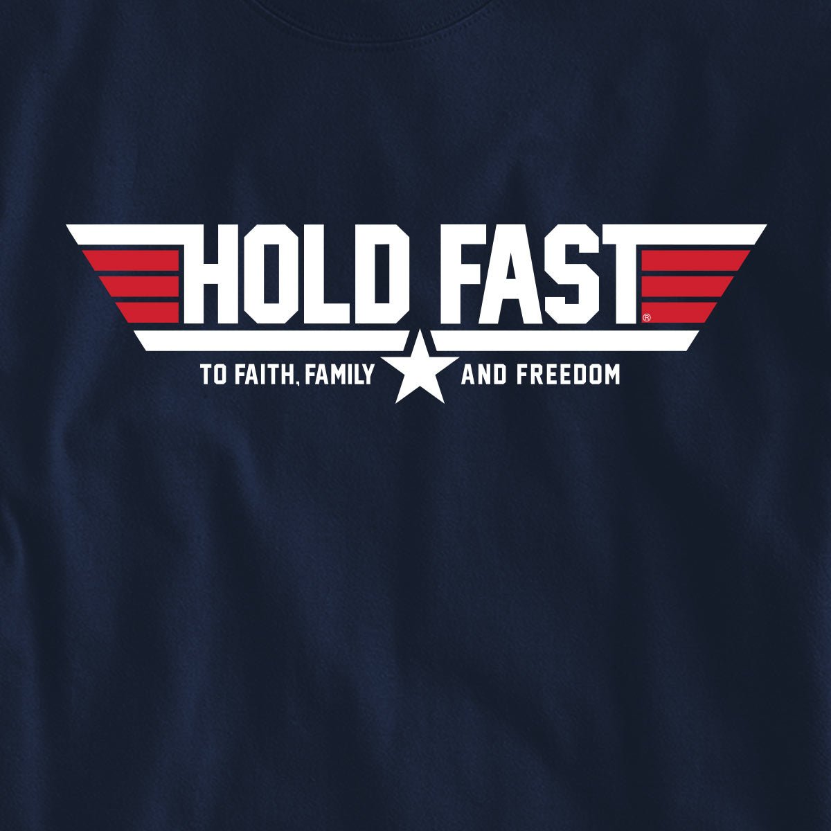 Hold Fast Mens Long Sleeve T-Shirt Soar On Wings | Men's T-Shirts | 4