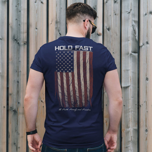 HOLD FAST Mens T-Shirt Antique Flag | Men's T-Shirts | 1