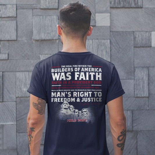 HOLD FAST Mens T-Shirt Builders Of America/Rushmore | Men's T-Shirts | 1