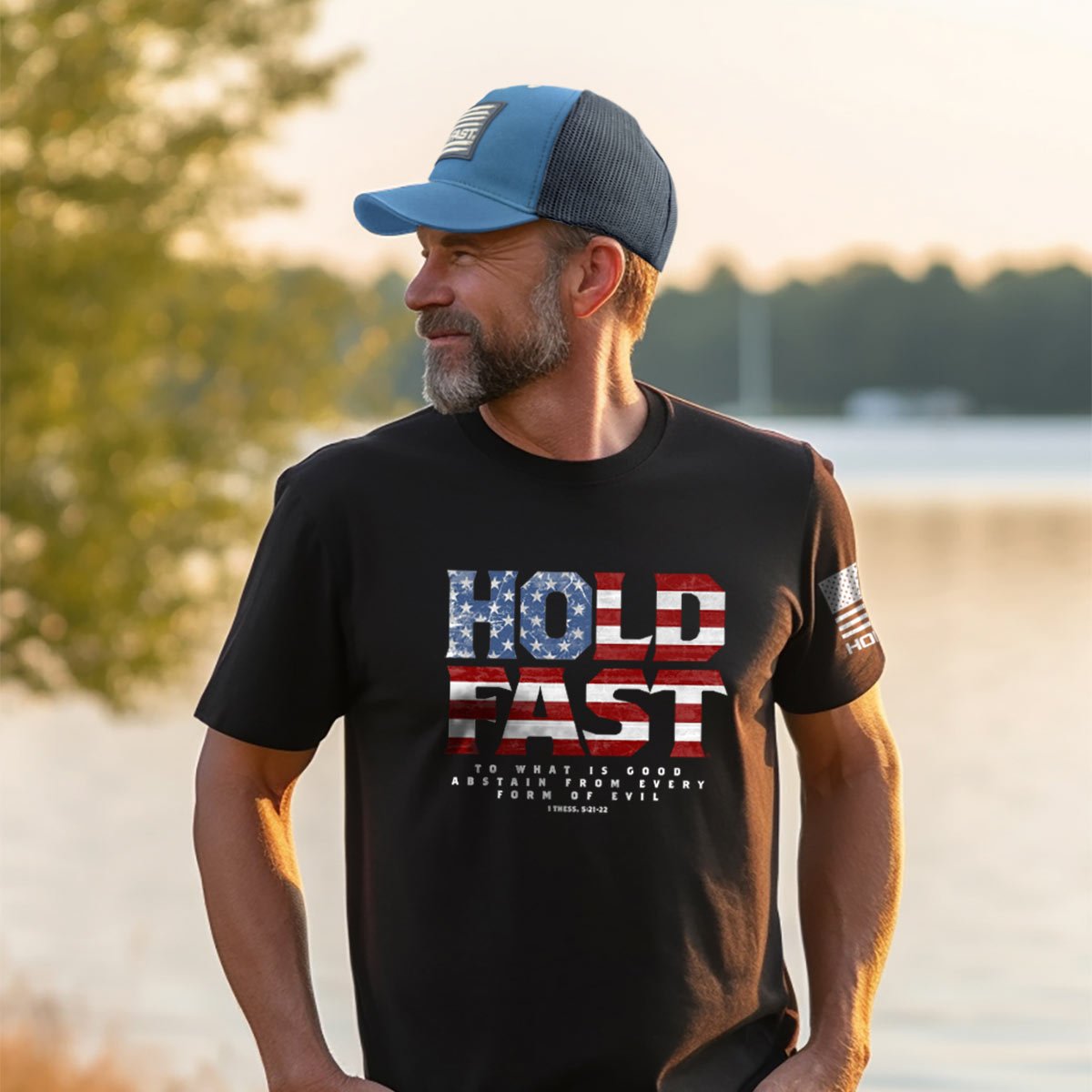 HOLD FAST Mens T-Shirt Hold Fast Flag Fill | T-Shirts | 1