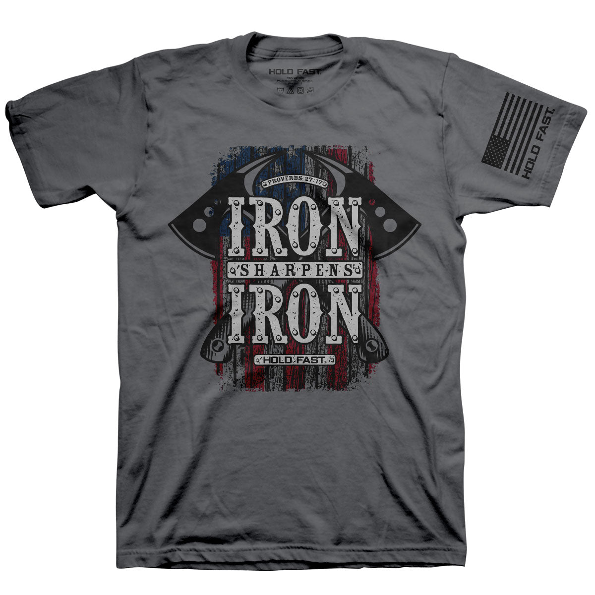 HOLD FAST Mens T-Shirt Iron Axes | T-Shirts | 2