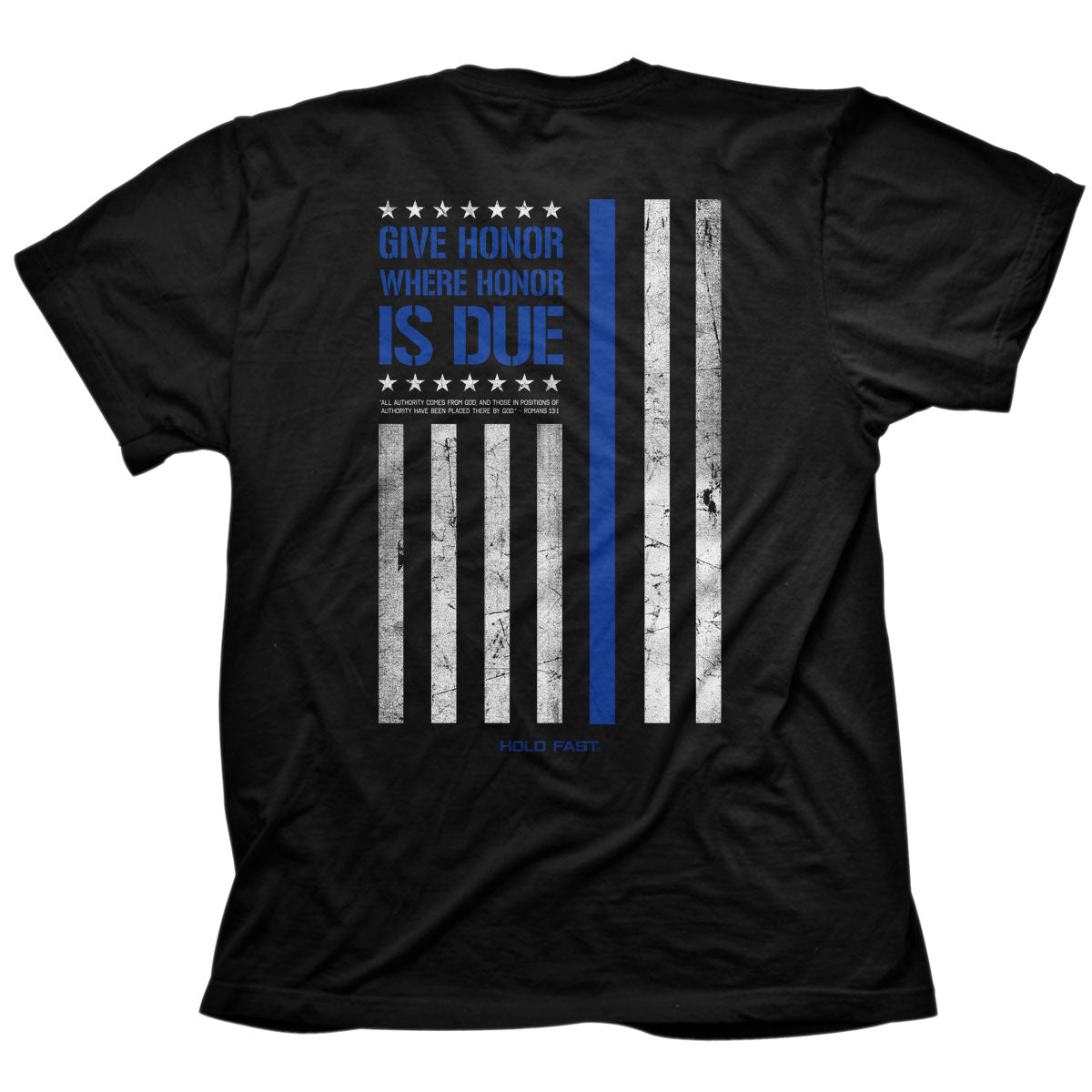 HOLD FAST Mens T-Shirt Police Flag | T-Shirts | 2